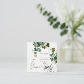 Hochzeitsheirat Minimalistische Kalligrafie Begleitkarte (Stehend Vorderseite)