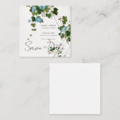 Hochzeitsheirat Minimalistische Kalligrafie Begleitkarte (Vorne/Hinten)