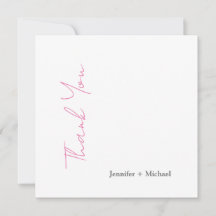 Hochzeitsheirat Minimalistische Kalligrafie Pink W