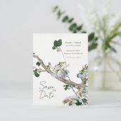 Hochzeitsheirat Minimalistische Kalligrafie Postkarte (Stehend Vorderseite)