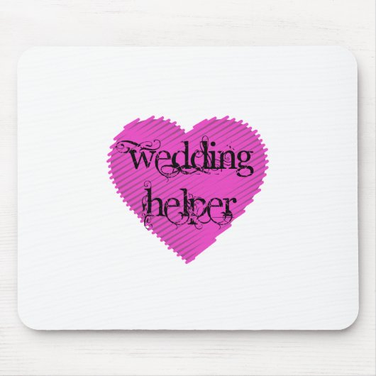 Hochzeitshelfer Mousepad (Vorne)