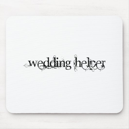 Hochzeitshelfer Mousepad (Vorne)
