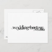 Hochzeitsherberge Postkarte (Vorne/Hinten)