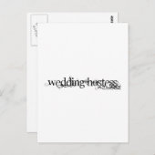 Hochzeitsherberge Postkarte (Vorne/Hinten)