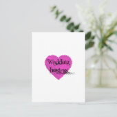 Hochzeitsherberge Postkarte (Stehend Vorderseite)