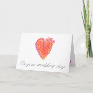 Hochzeitsherz Karte