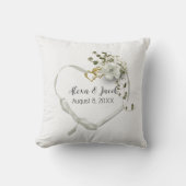 Hochzeitsherz Kissen (Vorderseite)