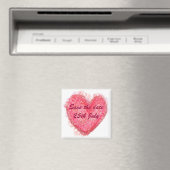 Hochzeitsherz Magnet (In Situ (Geschirrspüler))