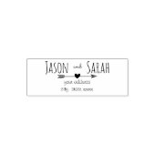 Hochzeitsherz mit Pfeifenbräu und Bräutigam Permastempel (Design)