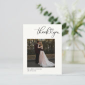 Hochzeitsherz Vielen Dank, dass Sie ein Kartenskri Einladung (Stehend Vorderseite)