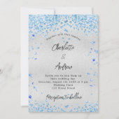 Hochzeitsherzen Einladung (Vorderseite)