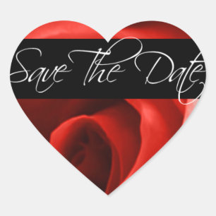 Hochzeitsherzen Save the Date Hochzeitsfeiern Umsc Herz-Aufkleber
