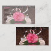 Hochzeitsherzen Visitenkarte (Vorne/Hinten)