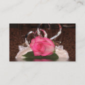 Hochzeitsherzen Visitenkarte (Rückseite)