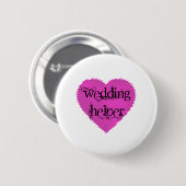 Hochzeitshilfe Button (Vorne & Hinten)