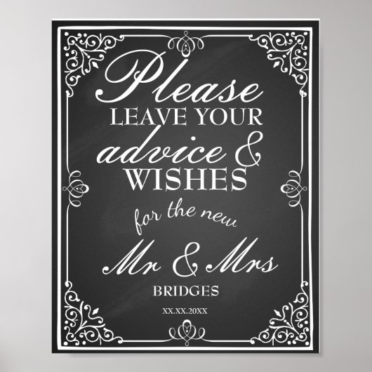 Hochzeitshilfegutachten und wünscht neuen Mr. & Mr Poster (Vorne)