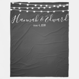 Hochzeitshintergrund-Foto-Hintergrundtafel Fleecedecke