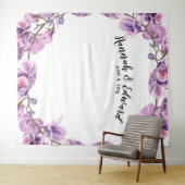 Hochzeitshintergrund, Fotostütze, Gewohnheit Wandteppich (Beispiel (Horizontal))