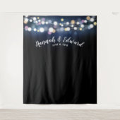 Hochzeitshintergrund, Fotostütze, Wandteppich (Vorderseite)