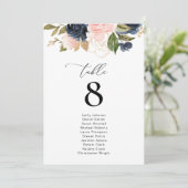 Hochzeitshochzeit von Navy und Blush (Stehend Vorderseite)