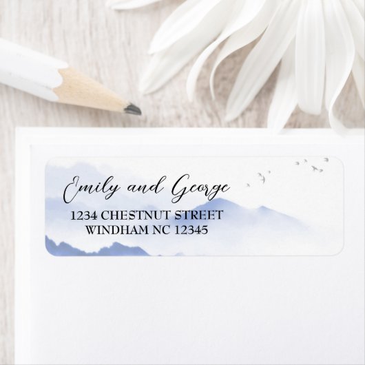 Hochzeitshochzeiten in Blauen Bergen Rücksendeadre (Insitu)