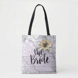 Hochzeitshöhe Sonnenblume Rustikale Holzleuchten Tasche