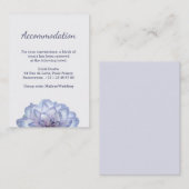 Hochzeitshotel Lilac - Blumen - Karte (Vorne/Hinten)