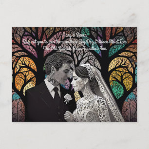 Hochzeitsideen und Geschenke Ankündigungspostkarte