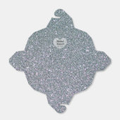 Hochzeitsilber-Glitzer Personalisiert Geschenkschachtel (Ungefaltet)