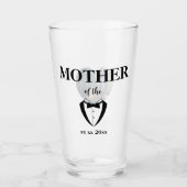 Hochzeitsint - Vollständig anpassbar Glas (Vorderseite)