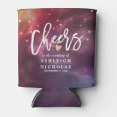 Hochzeitsjubeln für die Liebe Raumgalaxie-Konstell Dosenkühler (Vorderseite)