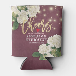 Hochzeitsjubeln zur Liebe Chic Hydrangea String Li Dosenkühler