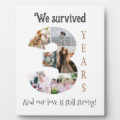 Hochzeitsjubiläum Fotoplatte (Vorderseite)