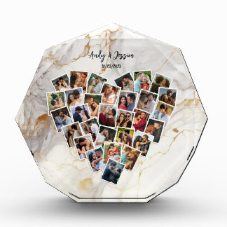 Hochzeitsjubiläum Herz Foto Collage