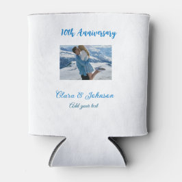 Hochzeitsjubiläum Namensjahrstext hinzufügen Dosenkühler