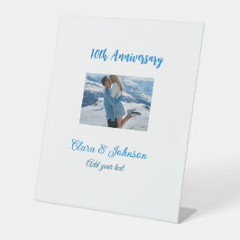 Hochzeitsjubiläum Namensjahrstext hinzufügen Sockelschild