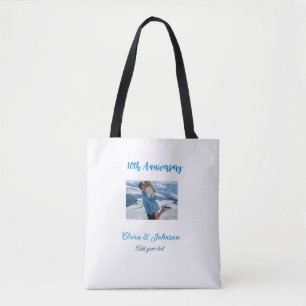 Hochzeitsjubiläum Namensjahrstext hinzufügen Tasche