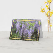 Hochzeitsjubiläum Wisteria Elegante Karte (Gelbe Blume)