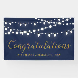 Hochzeitsjubiläums-Party-Banner Herzlichen Glückwu Banner