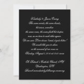 Hochzeitsjubiläumsfeier Einladung (Rückseite)