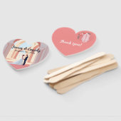 Hochzeitskaffee Illustration unter dem Kolosseum A Fächer (Non-assembled)