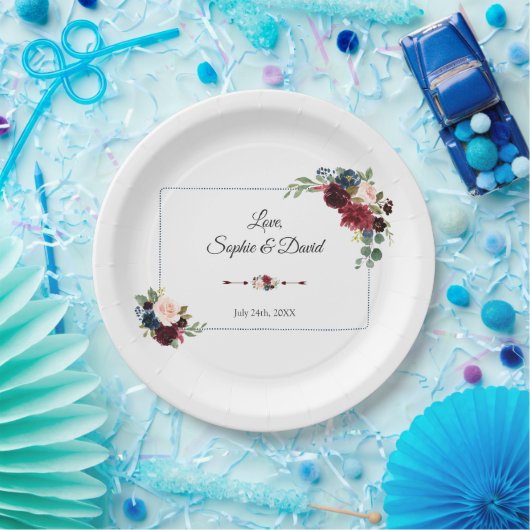 Hochzeitskaffee Pappteller (Party)