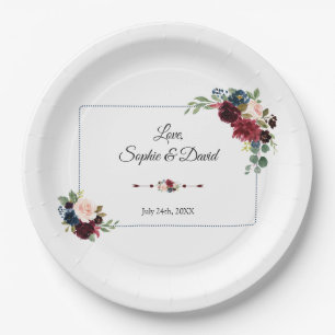 Hochzeitskaffee Pappteller