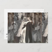 Hochzeitskaffee Postkarte (Vorne/Hinten)