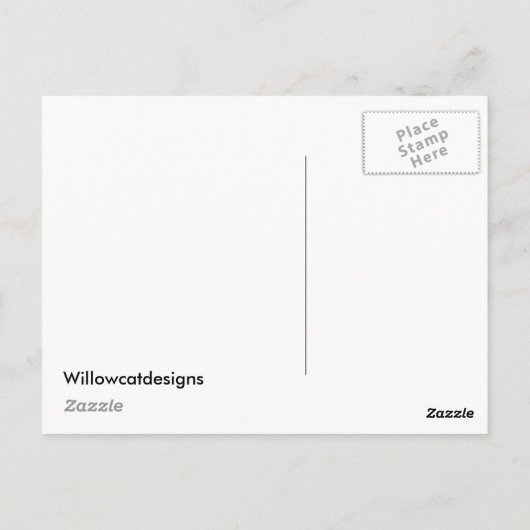 Hochzeitskaffee Postkarte (Rückseite)