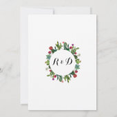 Hochzeitskaktus Floral Fiesta Wreath Party Einladu Einladung (Rückseite)
