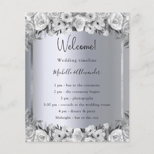 Hochzeitskalender Flyer (Vorne)