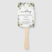 Hochzeitskalender für Boho Fächer (Vorderseite)