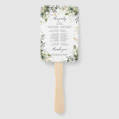 Hochzeitskalender für Boho Fächer (Rückseite)