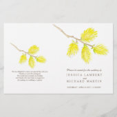 Hochzeitskalender für gelbe Katzen (Vorderseite)